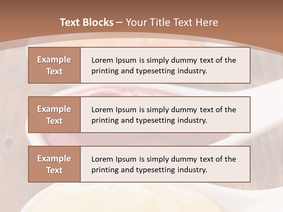 Beige Diet Condiment PowerPoint Template