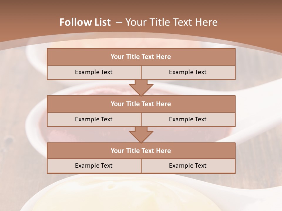 Beige Diet Condiment PowerPoint Template