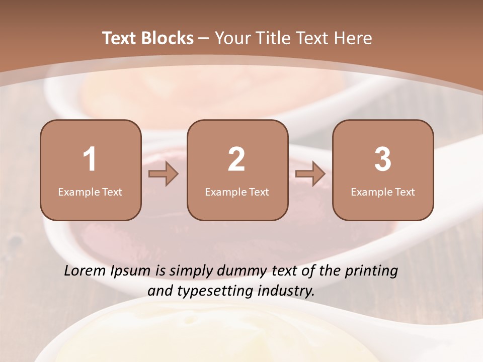Beige Diet Condiment PowerPoint Template