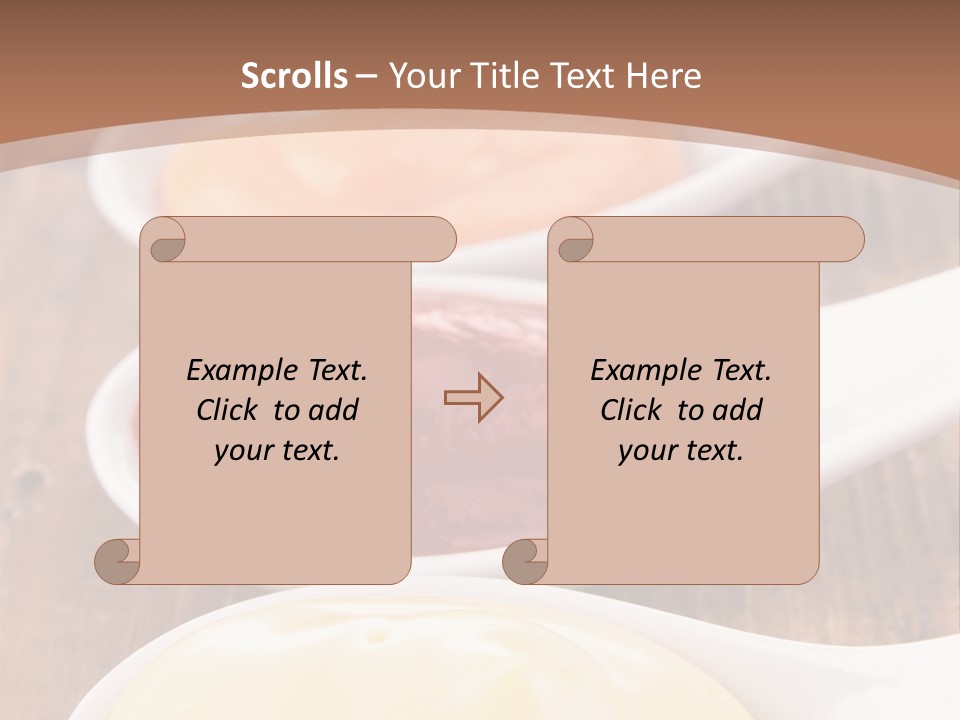 Beige Diet Condiment PowerPoint Template