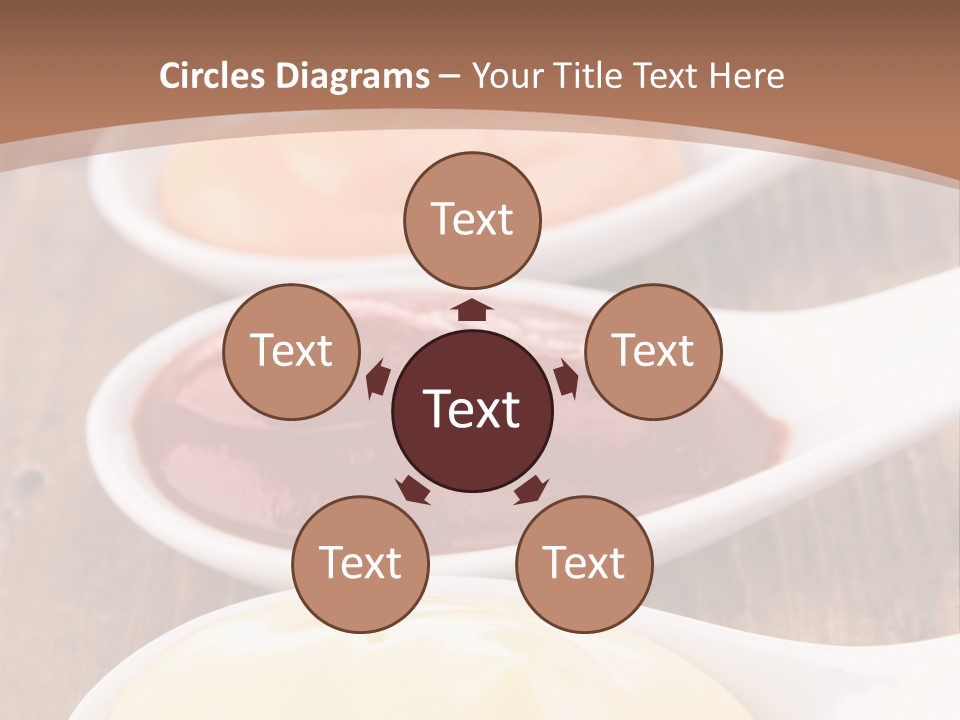Beige Diet Condiment PowerPoint Template