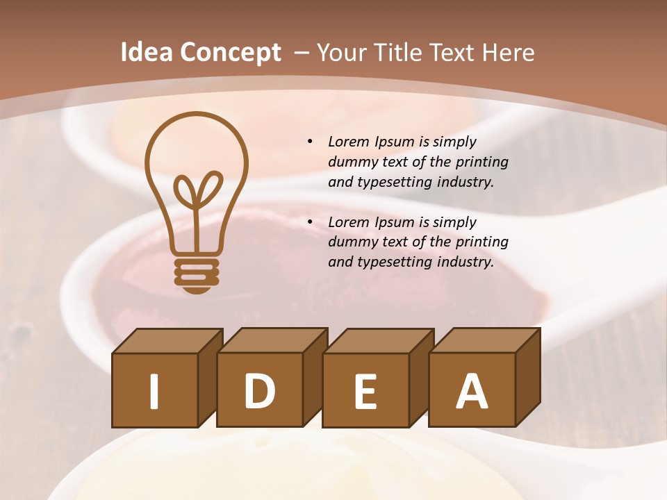 Beige Diet Condiment PowerPoint Template