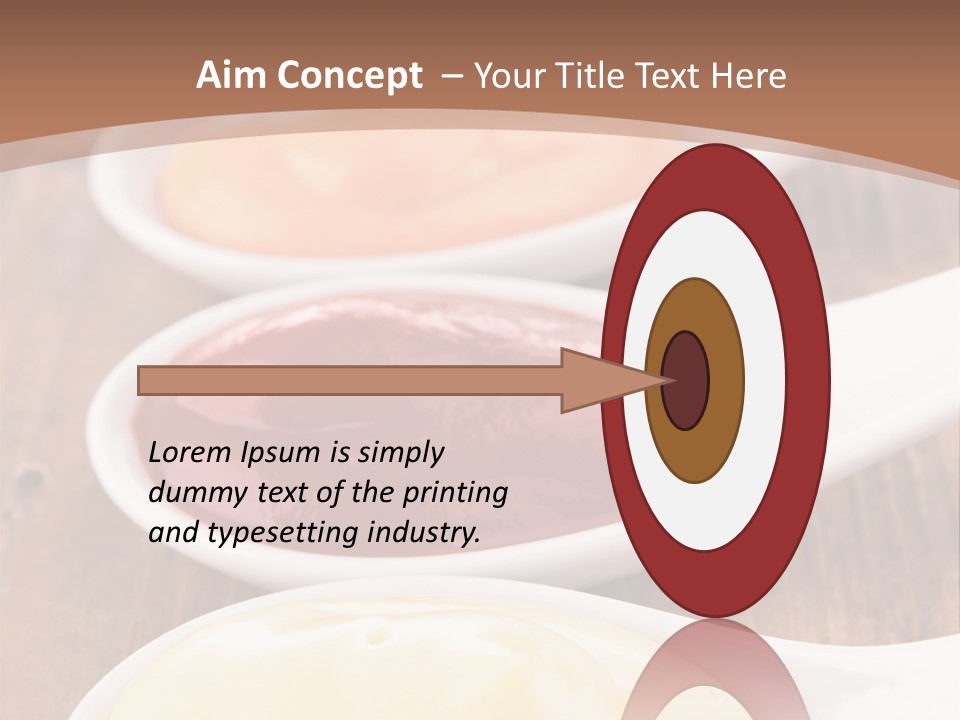 Beige Diet Condiment PowerPoint Template