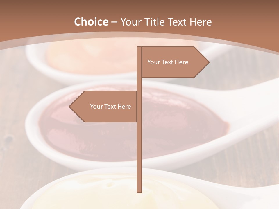 Beige Diet Condiment PowerPoint Template