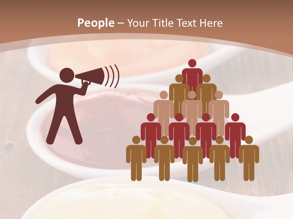 Beige Diet Condiment PowerPoint Template