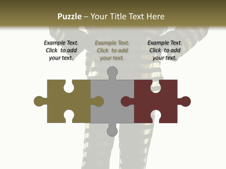 Indoors Prisoner Striped PowerPoint Template