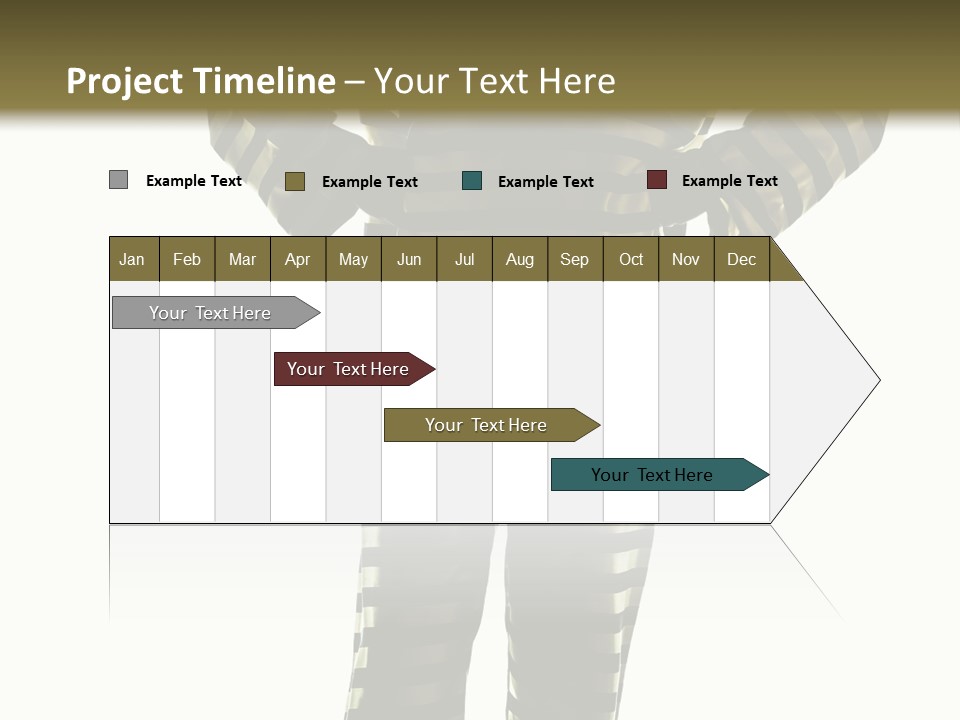 Indoors Prisoner Striped PowerPoint Template