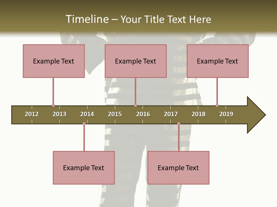 Indoors Prisoner Striped PowerPoint Template