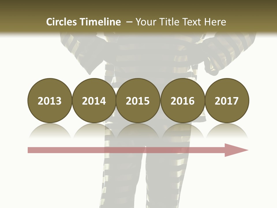 Indoors Prisoner Striped PowerPoint Template