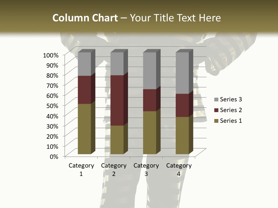 Indoors Prisoner Striped PowerPoint Template
