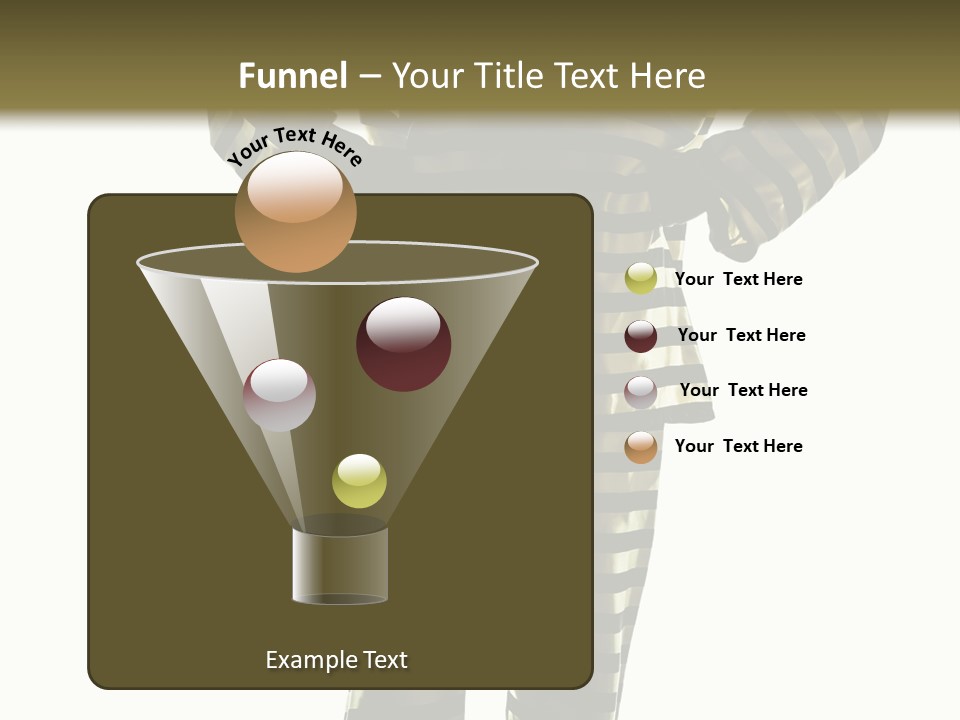 Indoors Prisoner Striped PowerPoint Template