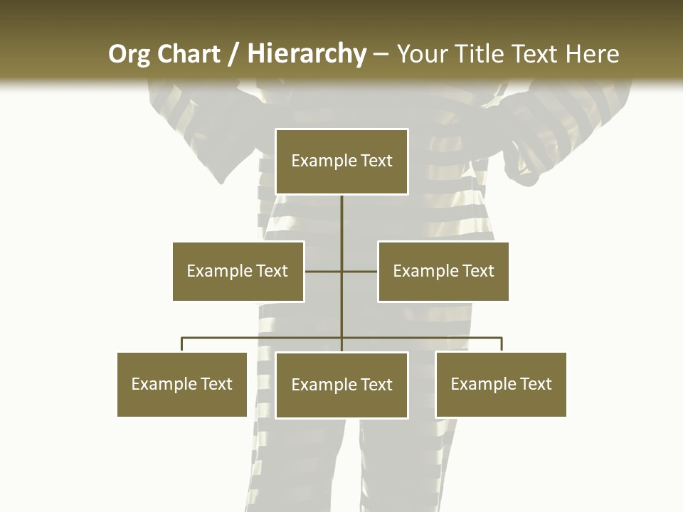 Indoors Prisoner Striped PowerPoint Template
