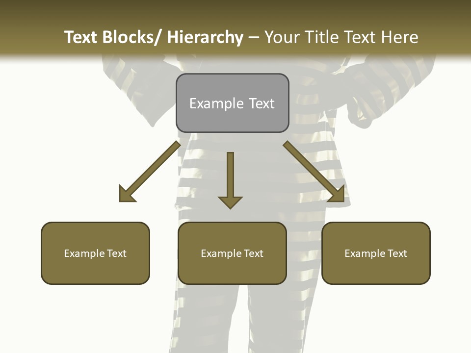 Indoors Prisoner Striped PowerPoint Template