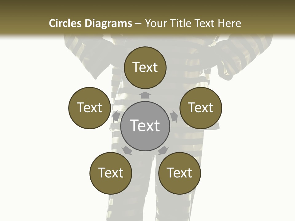 Indoors Prisoner Striped PowerPoint Template