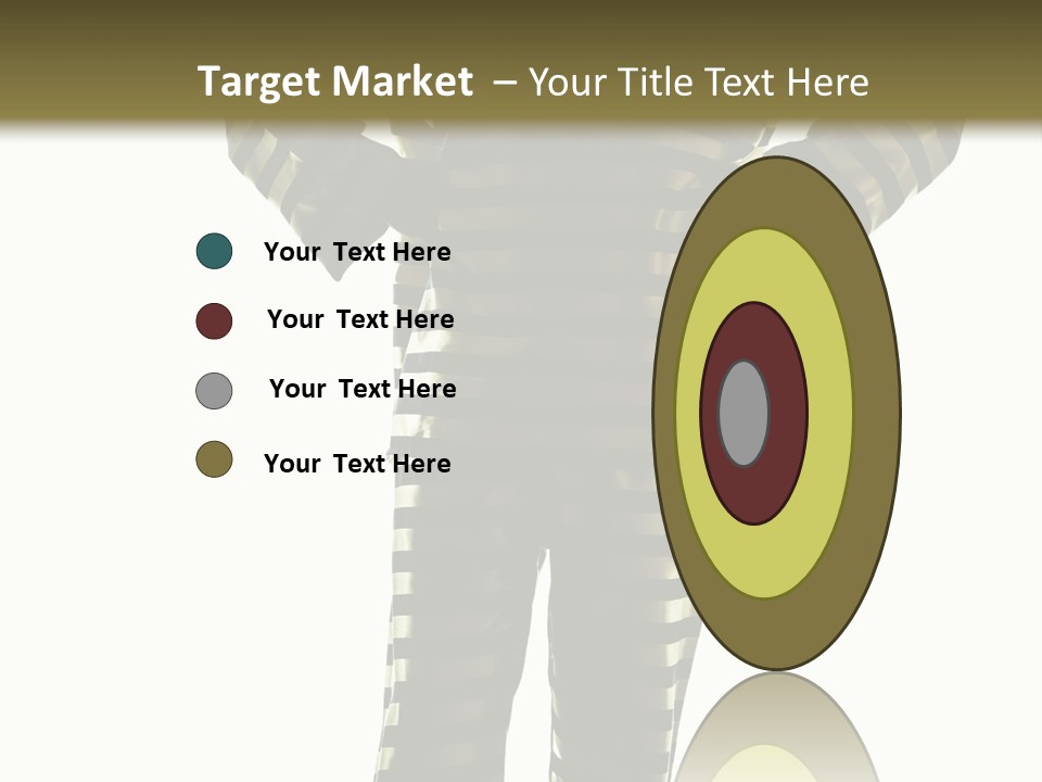 Indoors Prisoner Striped PowerPoint Template