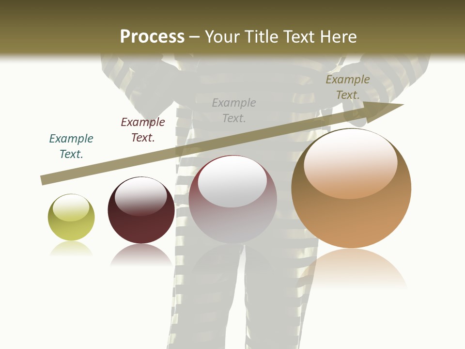 Indoors Prisoner Striped PowerPoint Template