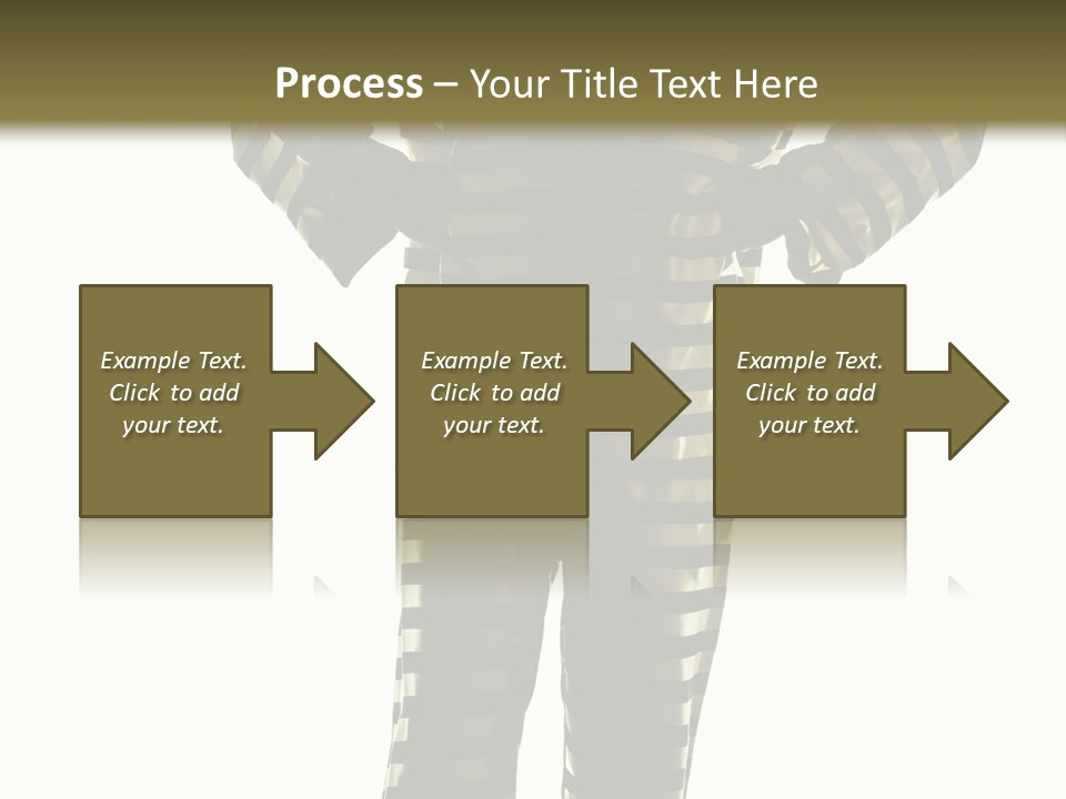 Indoors Prisoner Striped PowerPoint Template