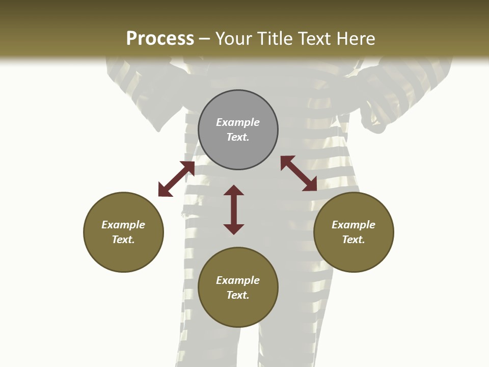 Indoors Prisoner Striped PowerPoint Template