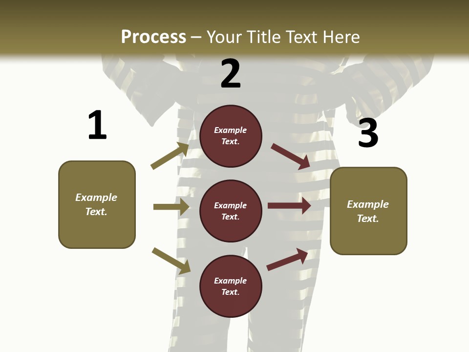 Indoors Prisoner Striped PowerPoint Template