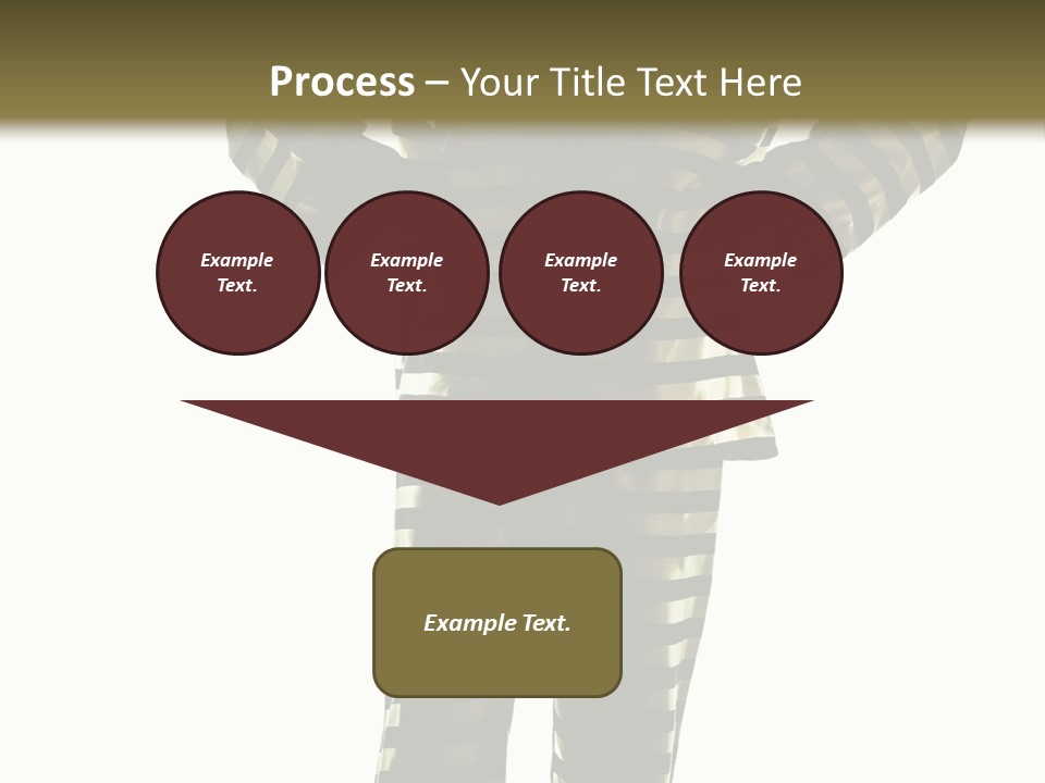 Indoors Prisoner Striped PowerPoint Template