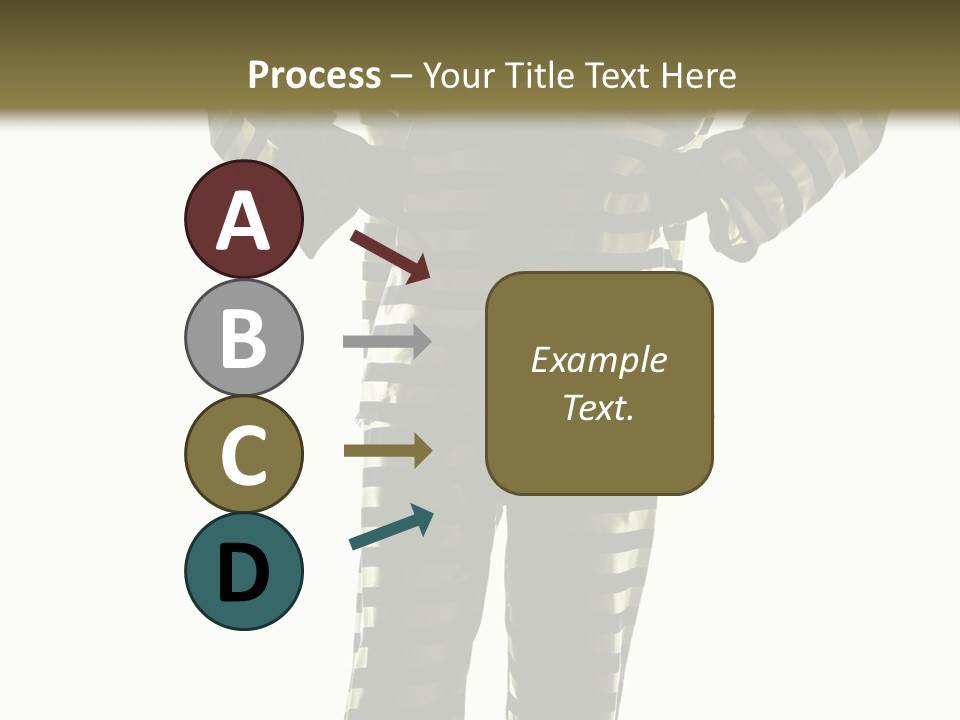 Indoors Prisoner Striped PowerPoint Template