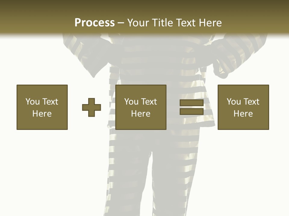 Indoors Prisoner Striped PowerPoint Template