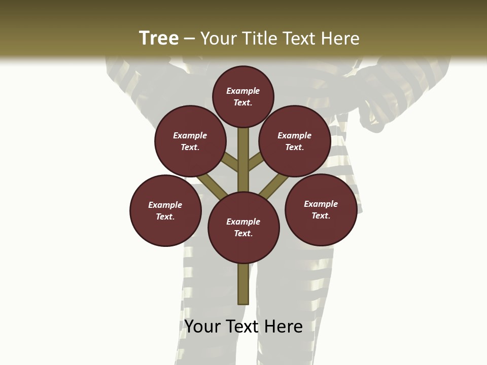 Indoors Prisoner Striped PowerPoint Template