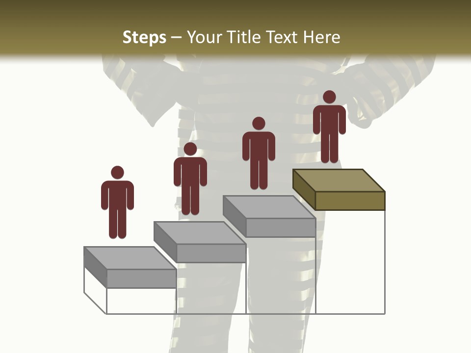 Indoors Prisoner Striped PowerPoint Template