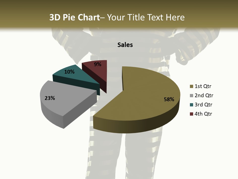 Indoors Prisoner Striped PowerPoint Template