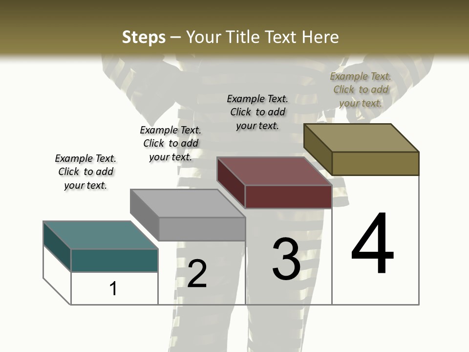Indoors Prisoner Striped PowerPoint Template