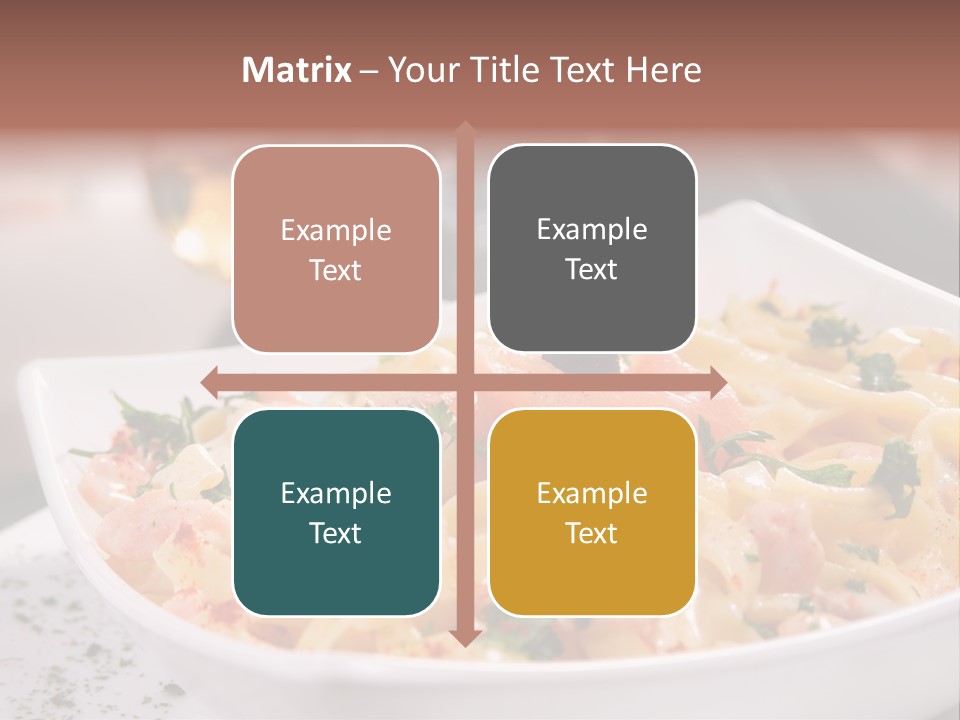 Pasta Food Seafood PowerPoint Template