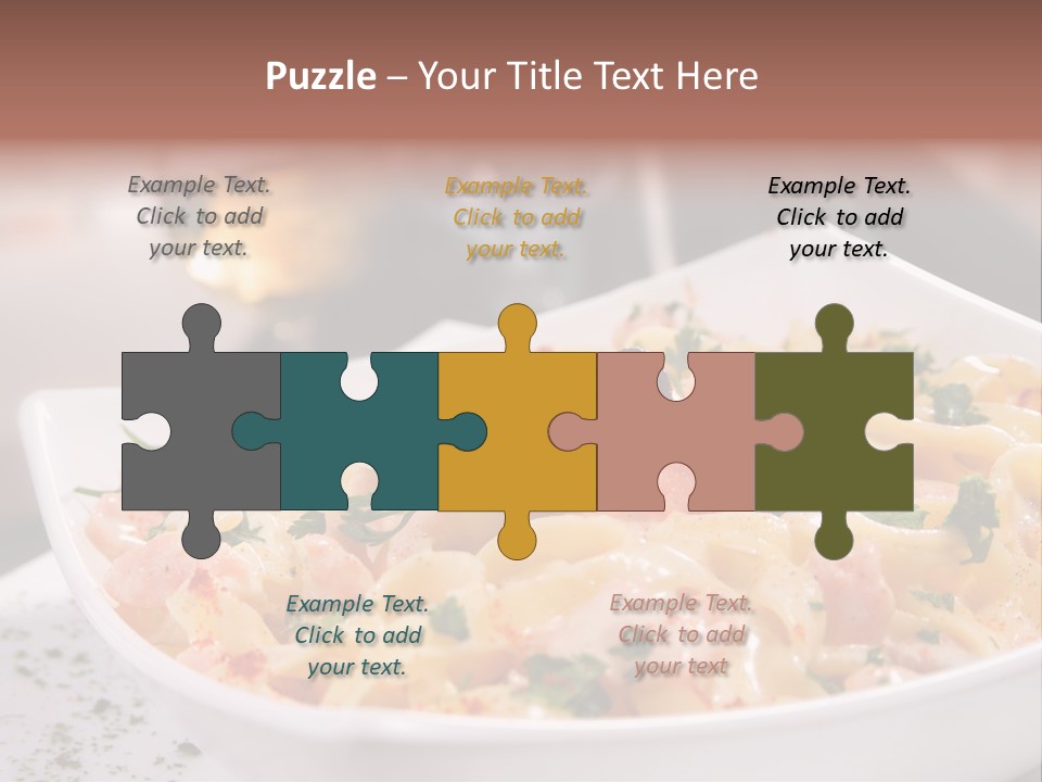 Pasta Food Seafood PowerPoint Template