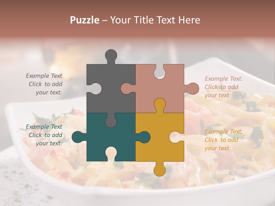 Pasta Food Seafood PowerPoint Template