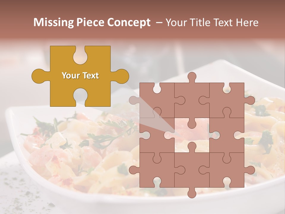 Pasta Food Seafood PowerPoint Template