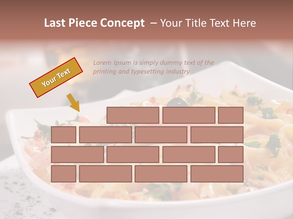 Pasta Food Seafood PowerPoint Template