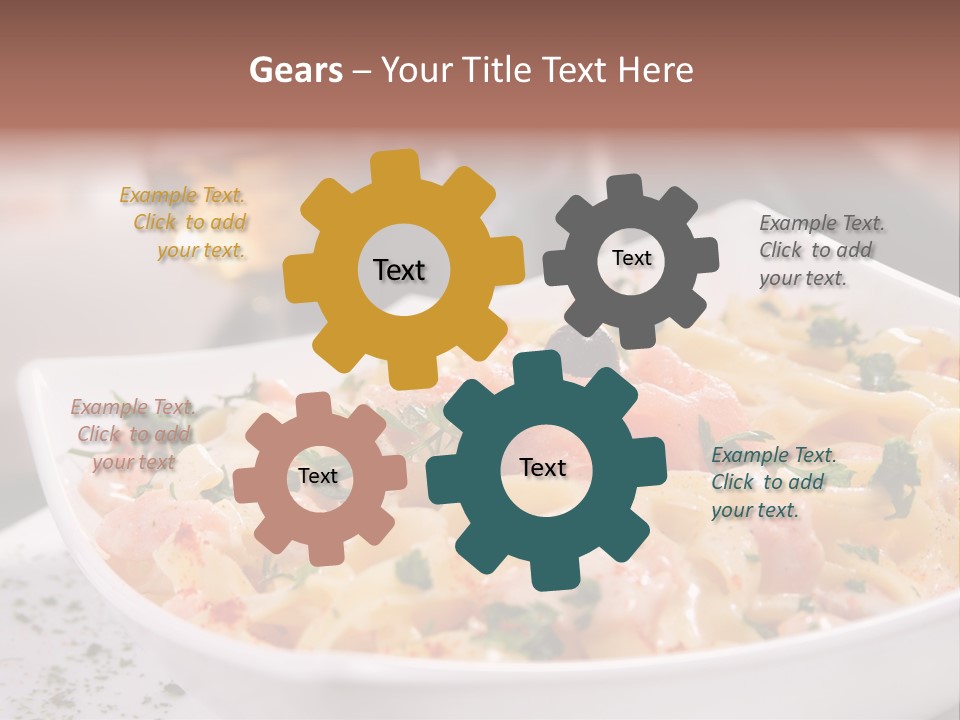 Pasta Food Seafood PowerPoint Template