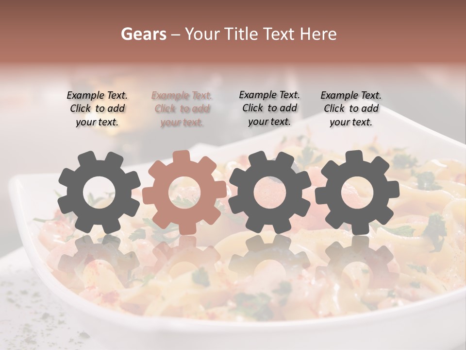 Pasta Food Seafood PowerPoint Template