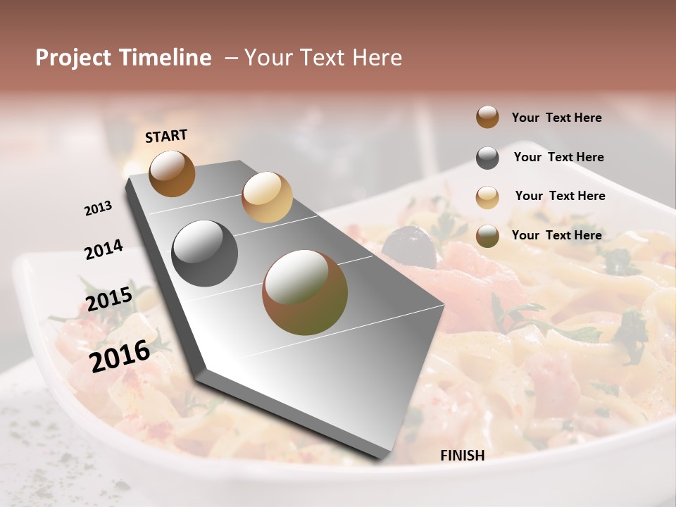 Pasta Food Seafood PowerPoint Template