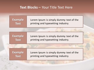 Pasta Food Seafood PowerPoint Template