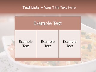 Pasta Food Seafood PowerPoint Template