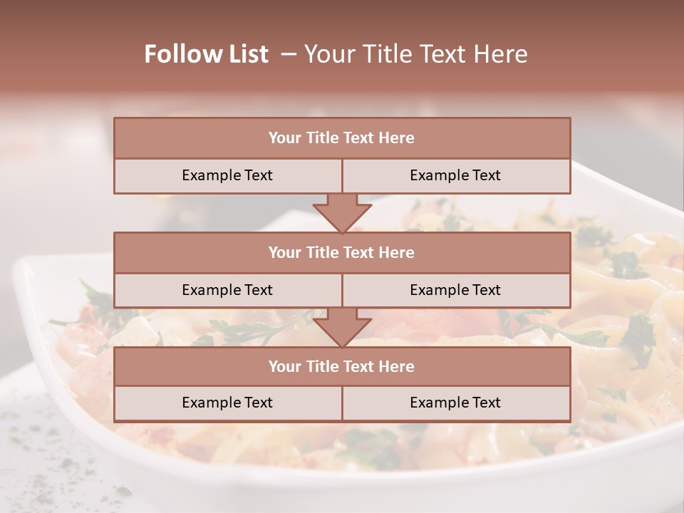 Pasta Food Seafood PowerPoint Template