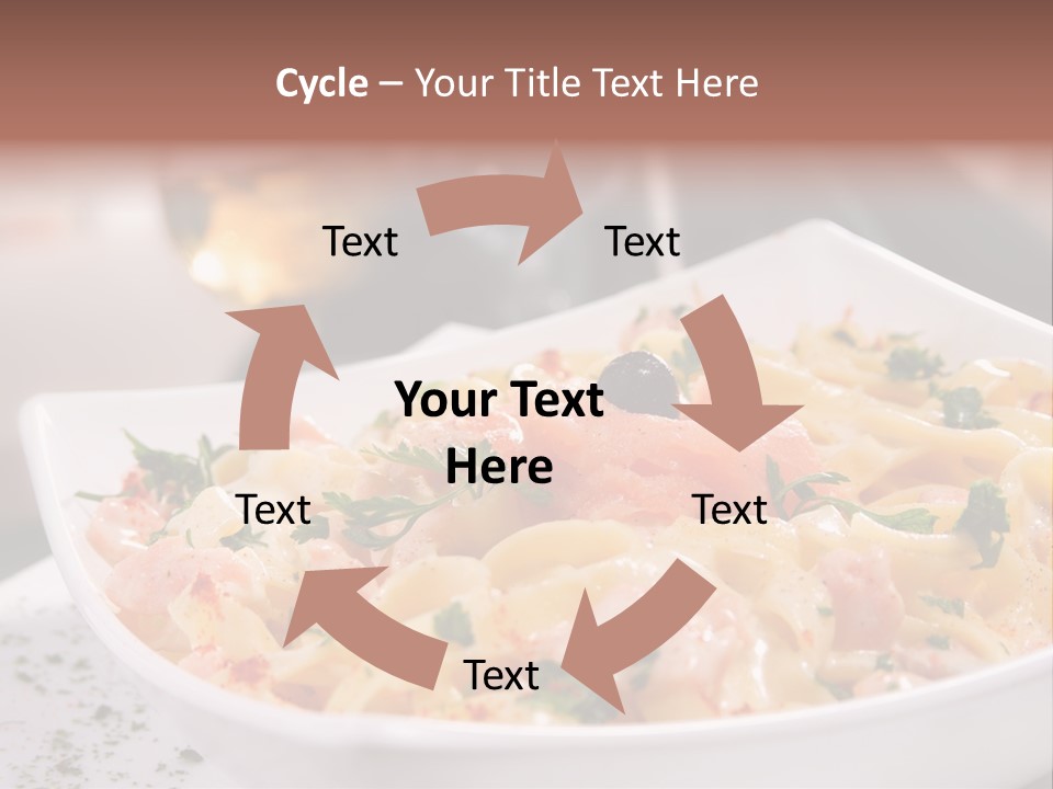 Pasta Food Seafood PowerPoint Template