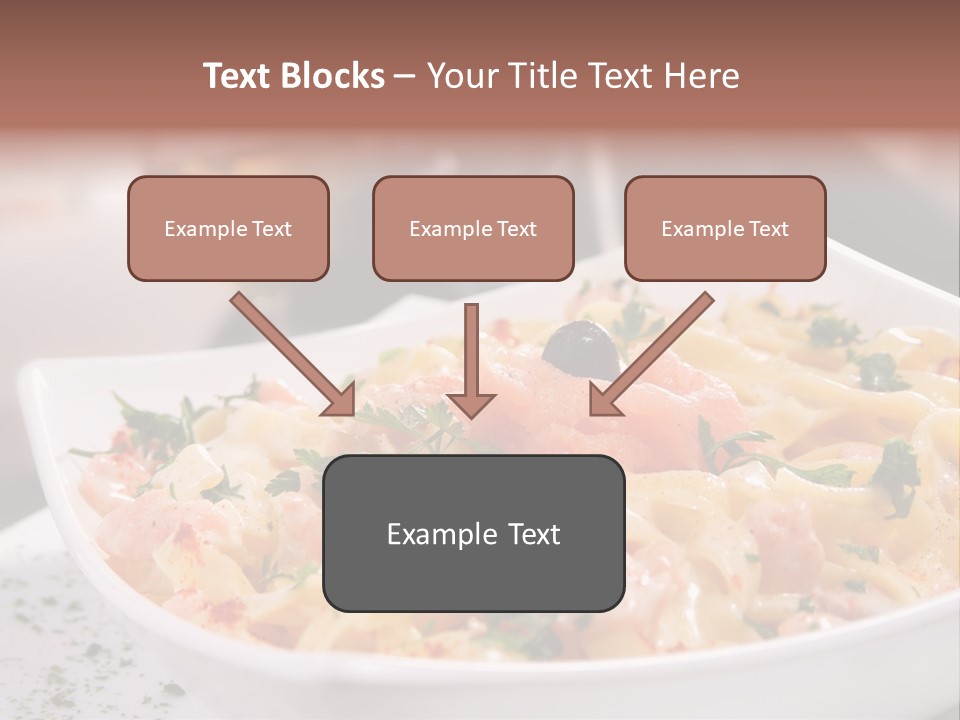 Pasta Food Seafood PowerPoint Template