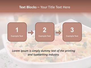 Pasta Food Seafood PowerPoint Template