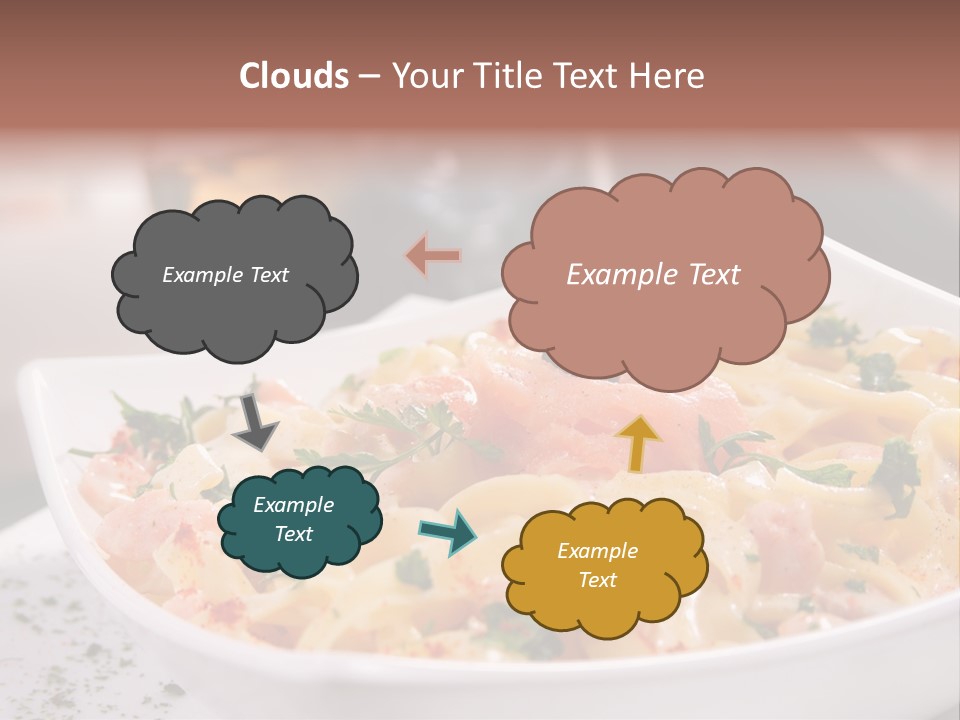 Pasta Food Seafood PowerPoint Template