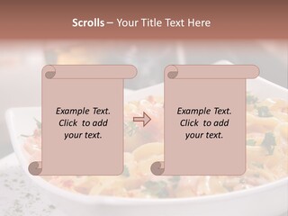 Pasta Food Seafood PowerPoint Template