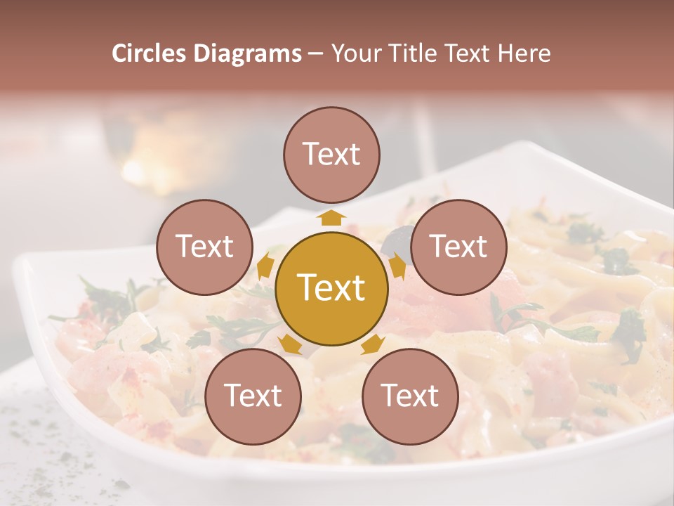 Pasta Food Seafood PowerPoint Template