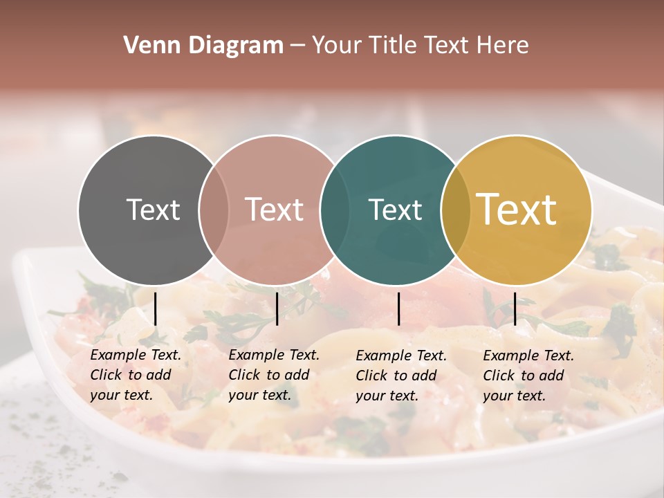 Pasta Food Seafood PowerPoint Template