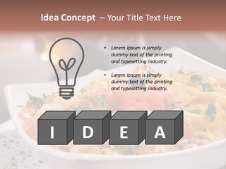 Pasta Food Seafood PowerPoint Template