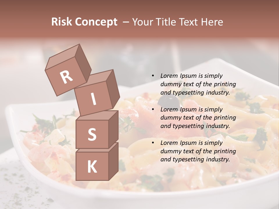 Pasta Food Seafood PowerPoint Template